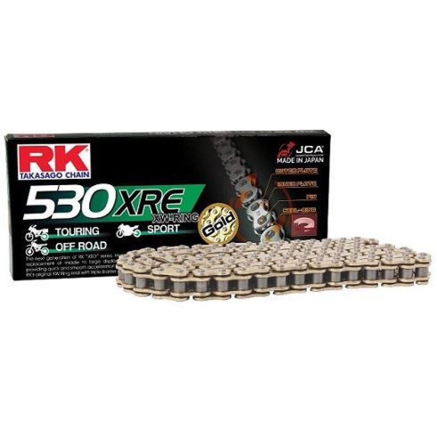ΑΛΥΣΙΔΑ 530XRE 120L XW RING GB ΧΡΥΣΗ RK ΙΑΠΩΝΙΑΣ
