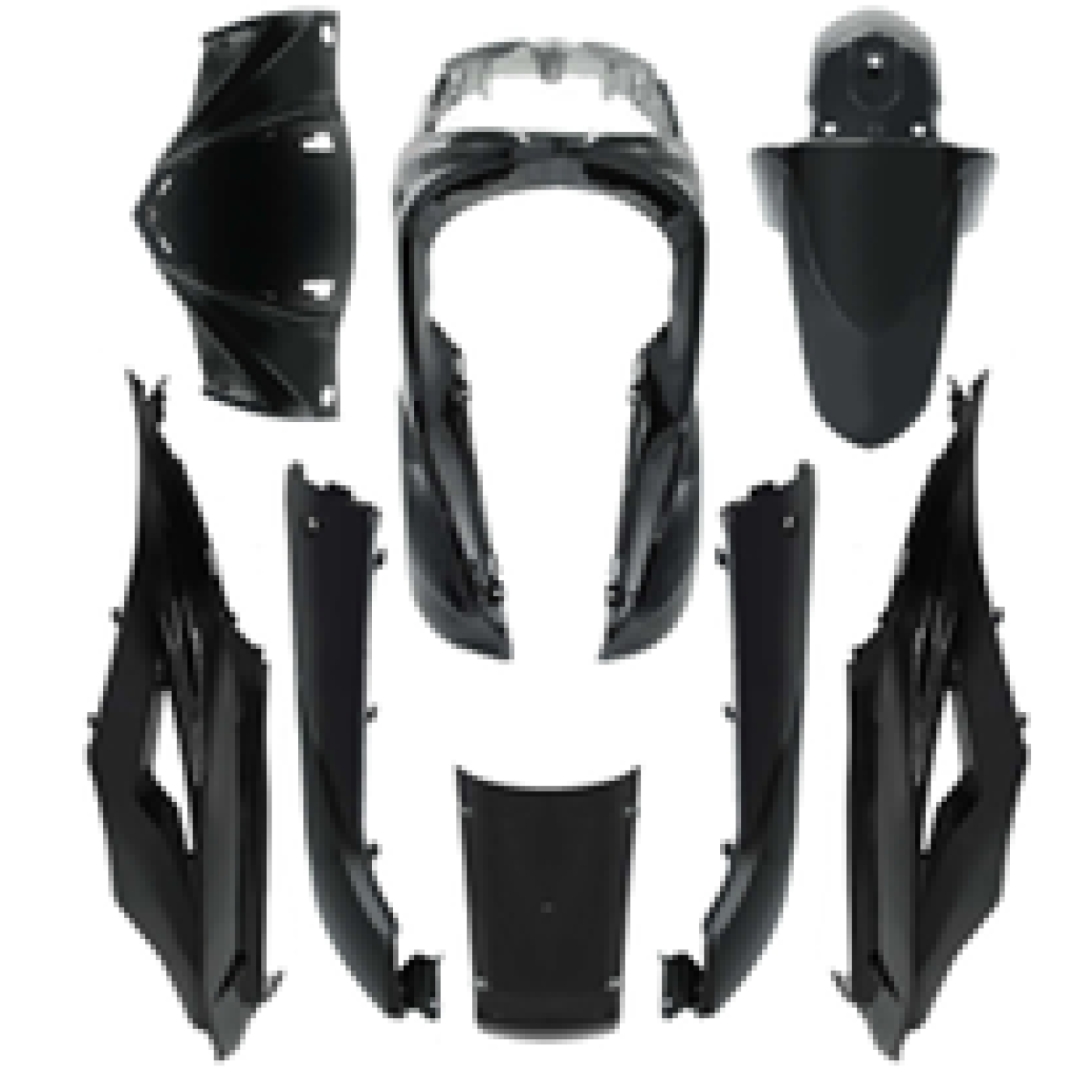 ΚΟΣΤΟΥΜΙ SYMPHONY SR125 150 ΜΑΥΡΟ 8ΤΕΜ ROC