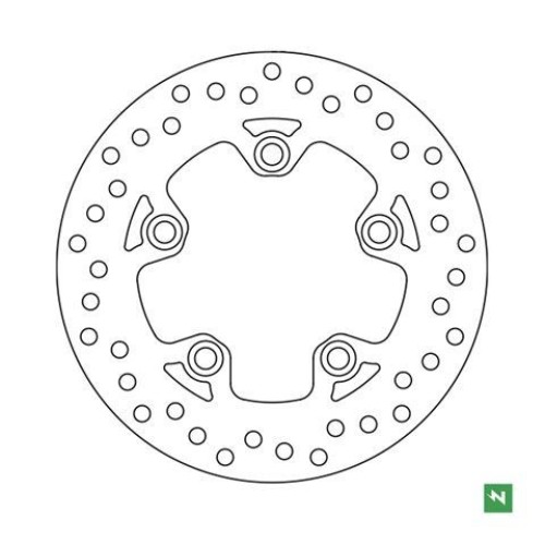ΔΙΣΚΟΠΛΑΚΑ DF4111A BURGMAN400 07-25 ΟΠΙΣΘ 210-110-89.2 5ΤΡ NEWFREN