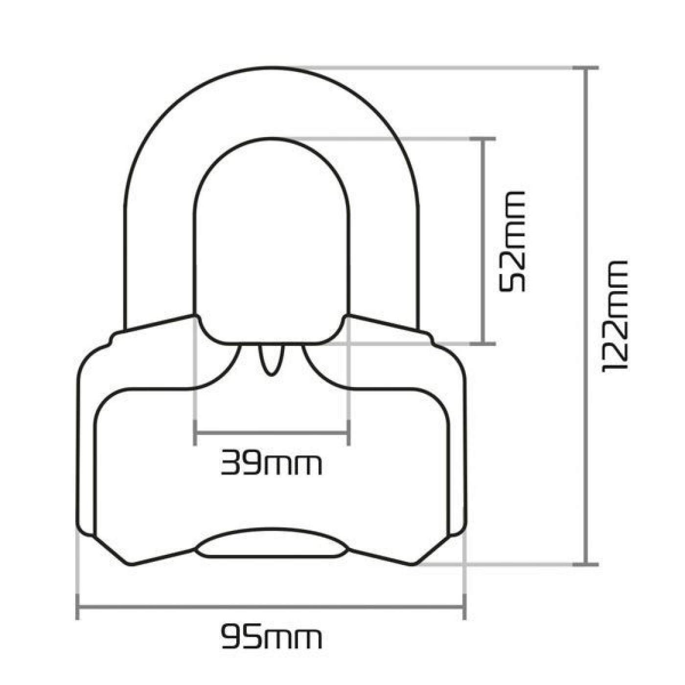 ΚΛΕΙΔΑΡΙΑ ΔΙΣΚ ΛΟΥΚ Nemesis Disc Lock Yellow 16mm LK471 OXFORD (OF47)