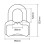 ΚΛΕΙΔΑΡΙΑ ΔΙΣΚ ΛΟΥΚ Nemesis  Disc Lock Yellow 16mm LK471 OXFORD (OF47)