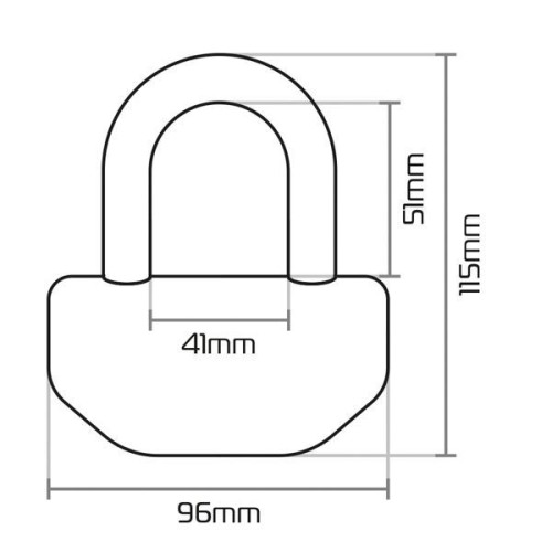 ΚΛΕΙΔΑΡΙΑ ΔΙΣΚ ΛΟΥΚ Boss Disc Lock Yellow 12.7mm OF39 OXFORD (OF38)