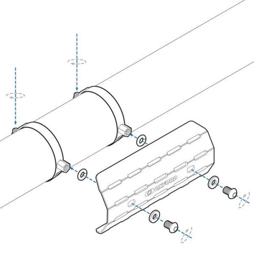 ΠΡΟΣΤΑΤΕΥΤΙΚΟ ΕΞΑΤΜΙΣΗΣ Scrambler Exhaust Heat Shield OX878 OXFORD