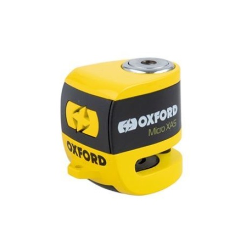 ΚΛΕΙΔΑΡΙΑ ΔΙΣΚ ΜΕ ΣΥΝΑΓΕΡΜΟ ΚΙΤΡ/ΜΑΥΡΗ Micro XA5 Alarm Disc Lock Yellow/Black LK213 OXFORD (LK287)