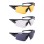 ΓΥΑΛΙΑ ΗΛΙΟΥ Sector Multi-Lens Sunglasses,Clear/Smoke/Yellow SU001 OXFORD