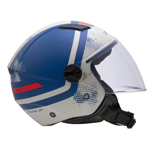 ΚΡΑΝΗ ZEN ZN-700 GEMINI ΑΝΟΙΚΤΑ (ECE R22.06) ΜΠΛΕ/ΚΡΕΜ ΜΑΤ M (ΠΡΟΣΦΟΡΑ) - (ΤΑΙ)