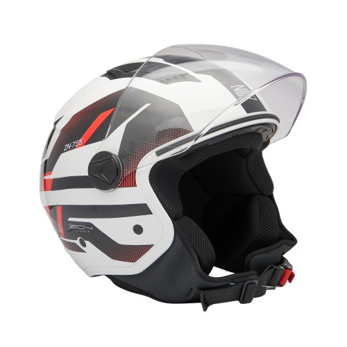 ΚΡΑΝΗ ZEN ZN-755 ΑΝΟΙΚΤΑ (ECE R22.06) ΑΣΠΡΑ/ΜΑΥΡΑ L - (ΤΑΙ)