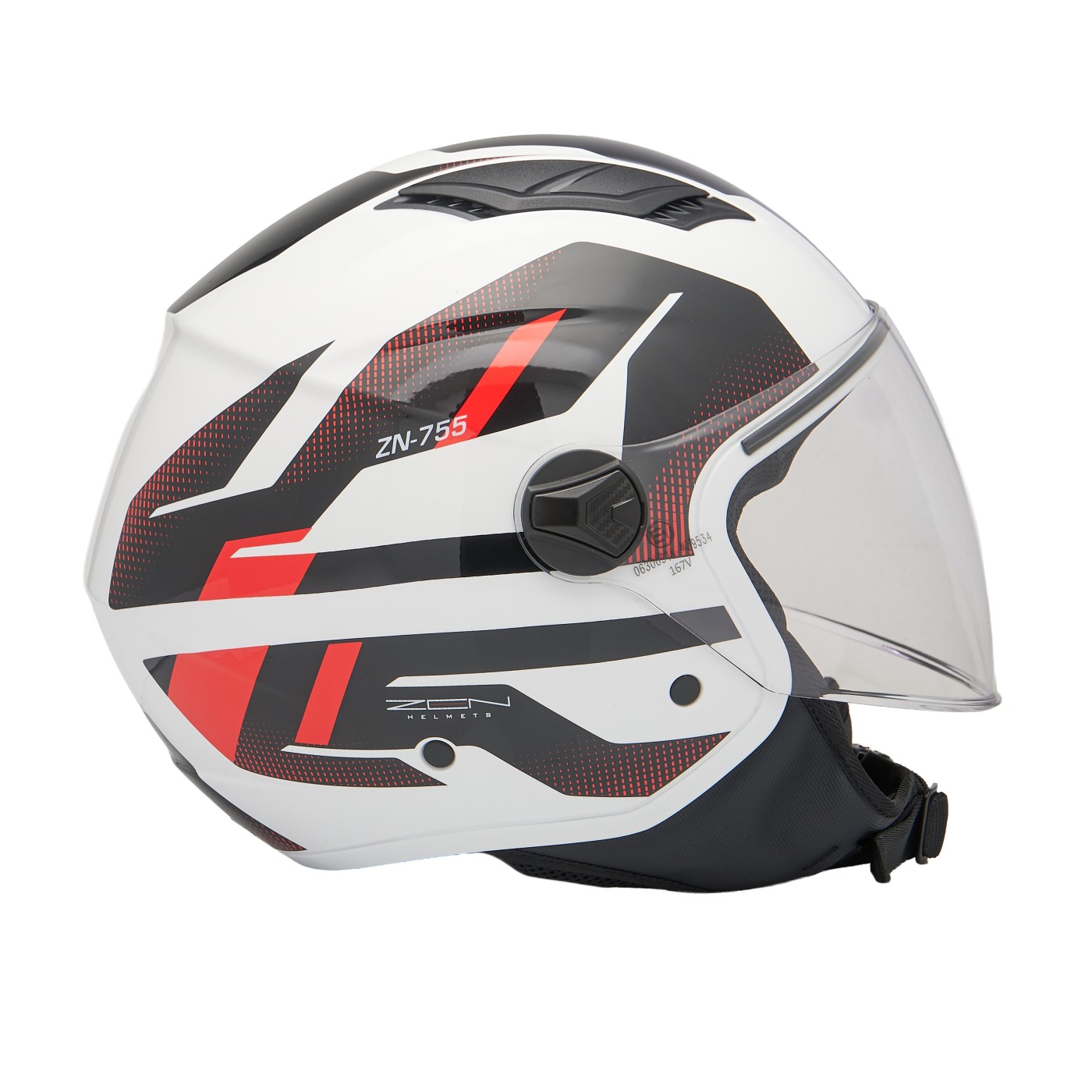 ΚΡΑΝΗ ZEN ZN-755 ΑΝΟΙΚΤΑ (ECE R22.06) ΑΣΠΡΑ/ΜΑΥΡΑ M - (ΤΑΙ)