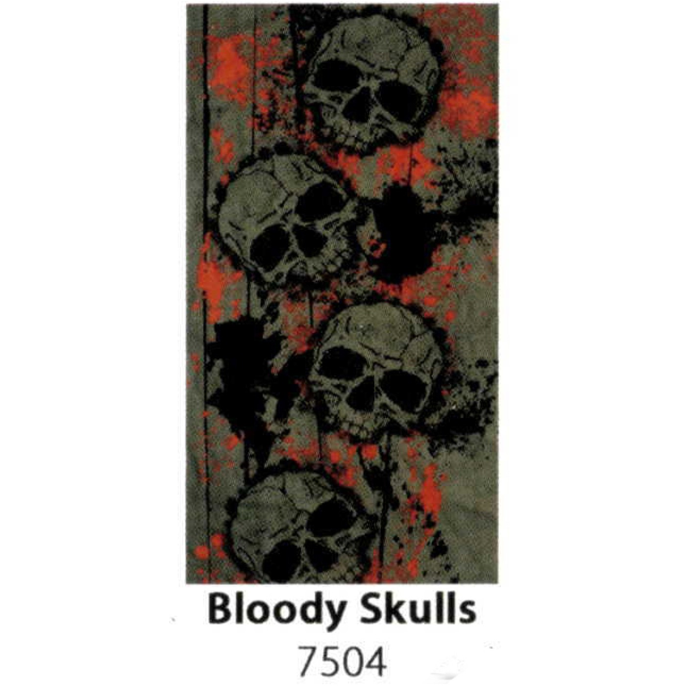 ΜΠΑΛΑΚΛΑΒΕΣ ΛΑΙΜΟΥ ΣΩΛΗΝΑ MODEKA 110630 BLOODY SKULL - (ΓΕΡ)