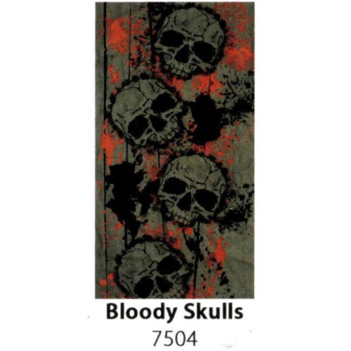 ΜΠΑΛΑΚΛΑΒΕΣ ΛΑΙΜΟΥ ΣΩΛΗΝΑ MODEKA 110630 BLOODY SKULL - (ΓΕΡ)
