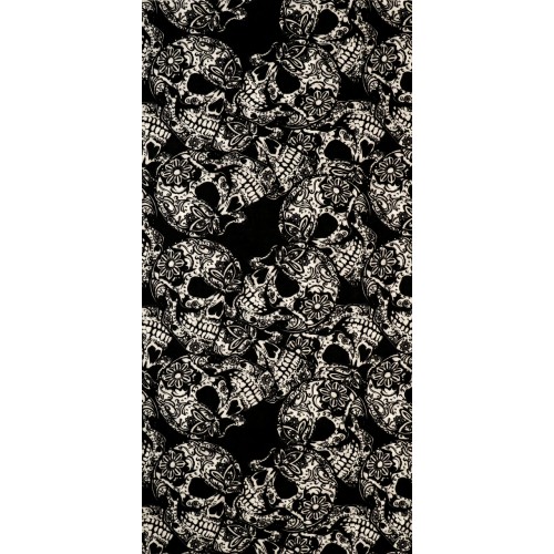 ΜΠΑΛΑΚΛΑΒΕΣ ΛΑΙΜΟΥ ΣΩΛΗΝΑ MODEKA 110630 SKULLS - (ΓΕΡ)
