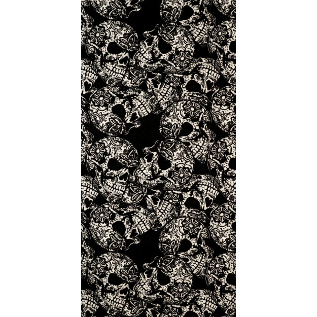 ΜΠΑΛΑΚΛΑΒΕΣ ΛΑΙΜΟΥ ΣΩΛΗΝΑ MODEKA 110630 SKULLS - (ΓΕΡ)