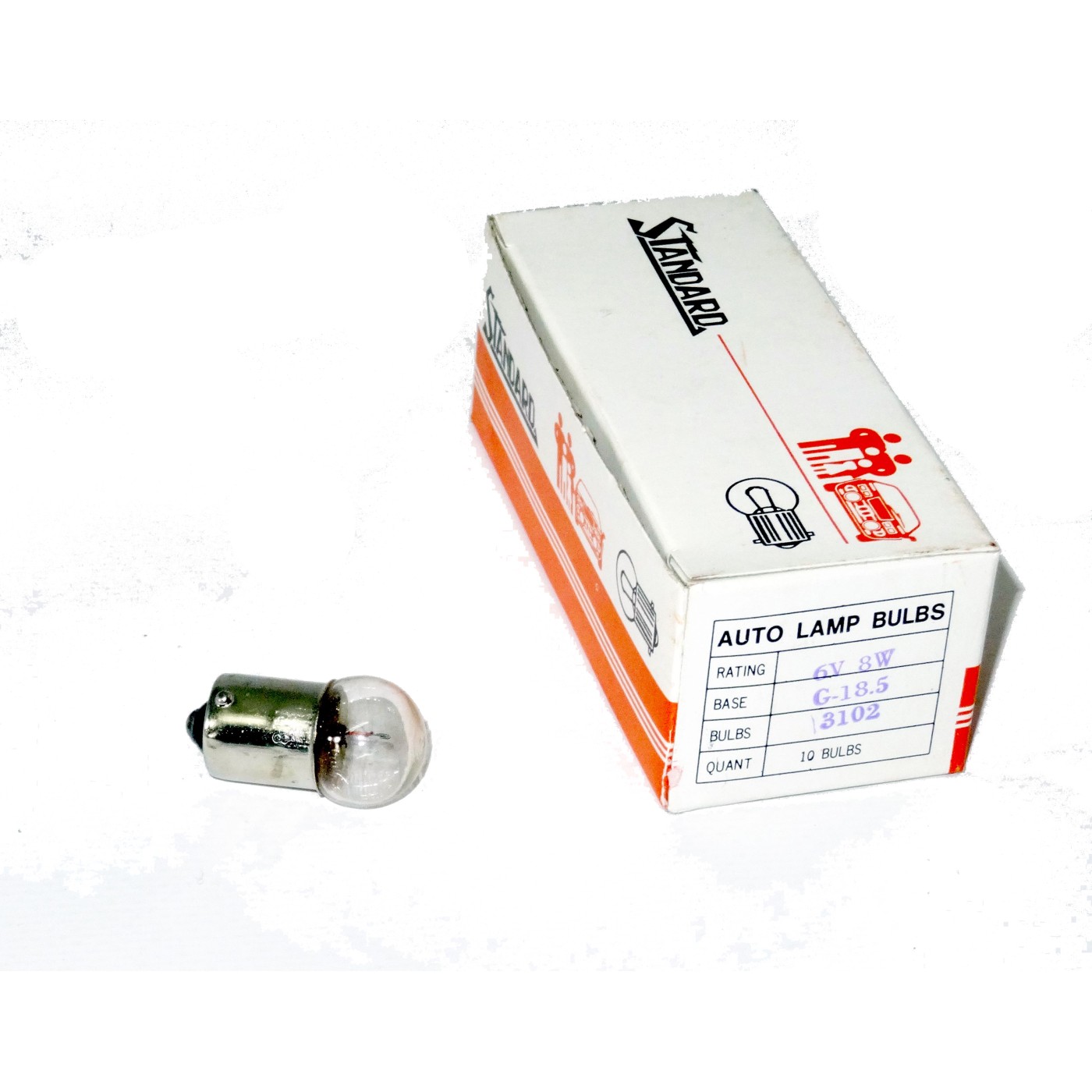 ΛΑΜΠΕΣ 6V 8W ΦΟΥΝΤΟΥΚΙ - (ΤΑΙ)