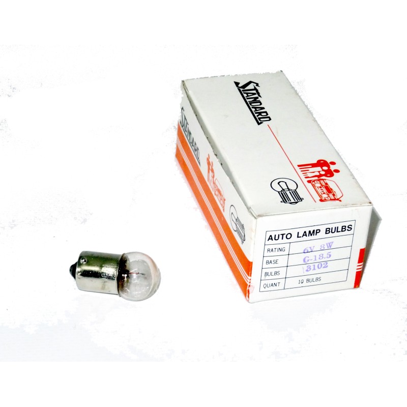 ΛΑΜΠΕΣ 6V 8W ΦΟΥΝΤΟΥΚΙ - (ΤΑΙ)