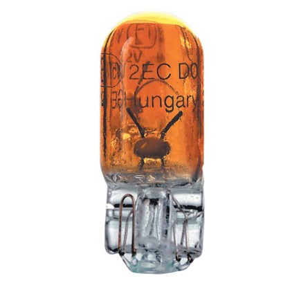 ΛΑΜΠΕΣ 12V 5W ΑΚΑΛΥΚΕΣ ΠΟΡΤΟΚΑΛΙ (501A) TUNGSRAM - (HU)