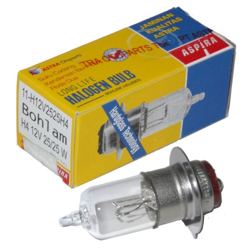 ΛΑΜΠΕΣ 12V 25/25W 1 ΑΚΙΔΑ ASPIRA - (ΙΝΔ)