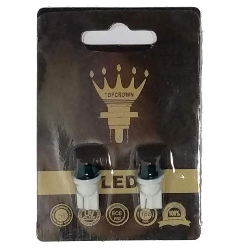 ΛΑΜΠΕΣ LED ΑΚΑΛΥΚΕΣ 1 LED ΜΠΛΕ 