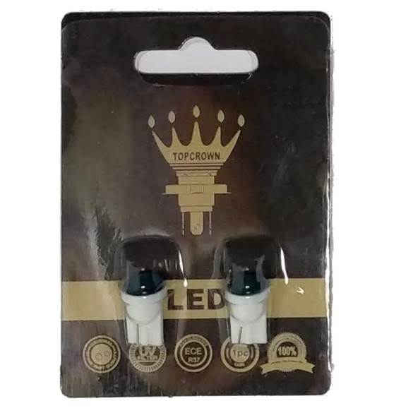 ΛΑΜΠΕΣ LED ΑΚΑΛΥΚΕΣ 1 LED ΜΠΛΕ 