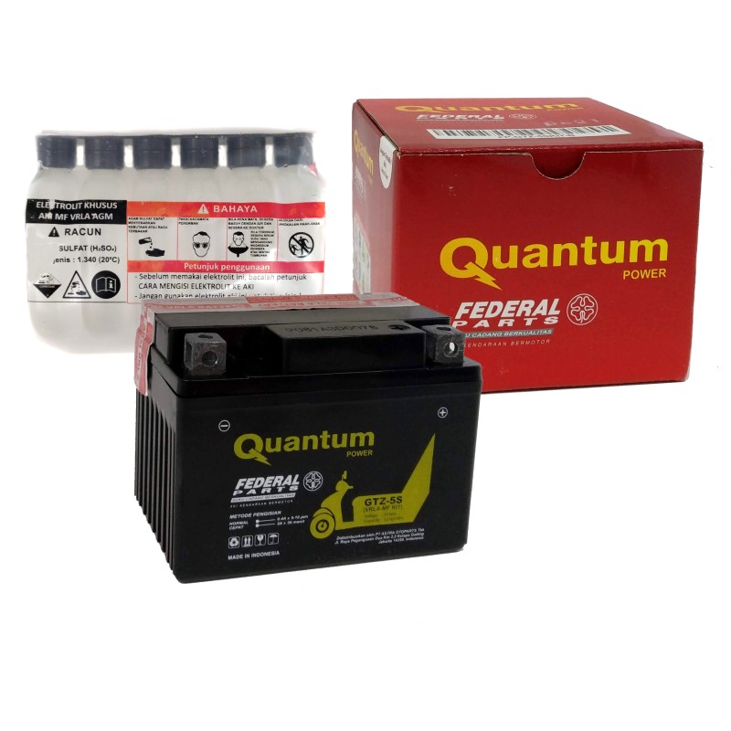 ΜΠΑΤΑΡΙΕΣ FEDERAL YTZ5S-BS ΜΕ ΥΓΡΑ (GTZ-5S) (Χ/Ε) YMH CRYPTONX 135 (6) - (ΙΝΔ)