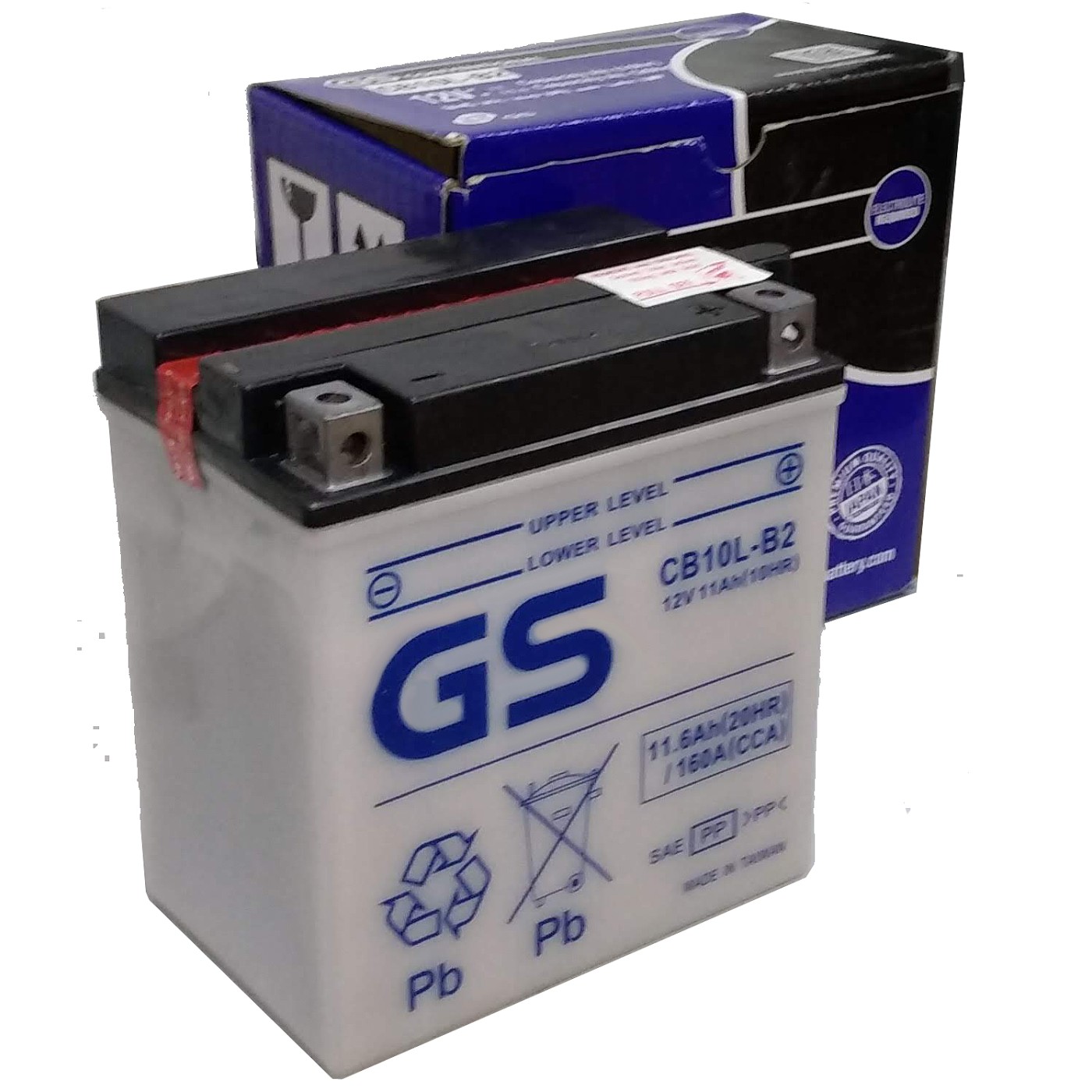 ΜΠΑΤΑΡΙΕΣ GS YB10L-B2 ΧΩΡΙΣ ΥΓΡΑ (12N10-3B) (5) (Χ/Ε) - (ΤΑΙ)