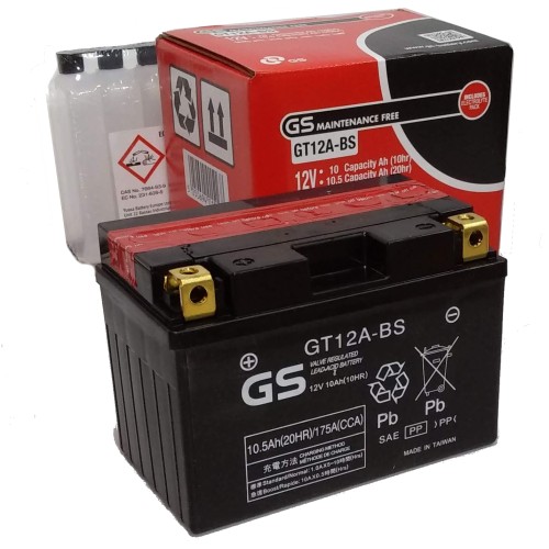 ΜΠΑΤΑΡΙΕΣ GS YT12A-BS (4) (Χ/Ε) - (ΤΑΙ)