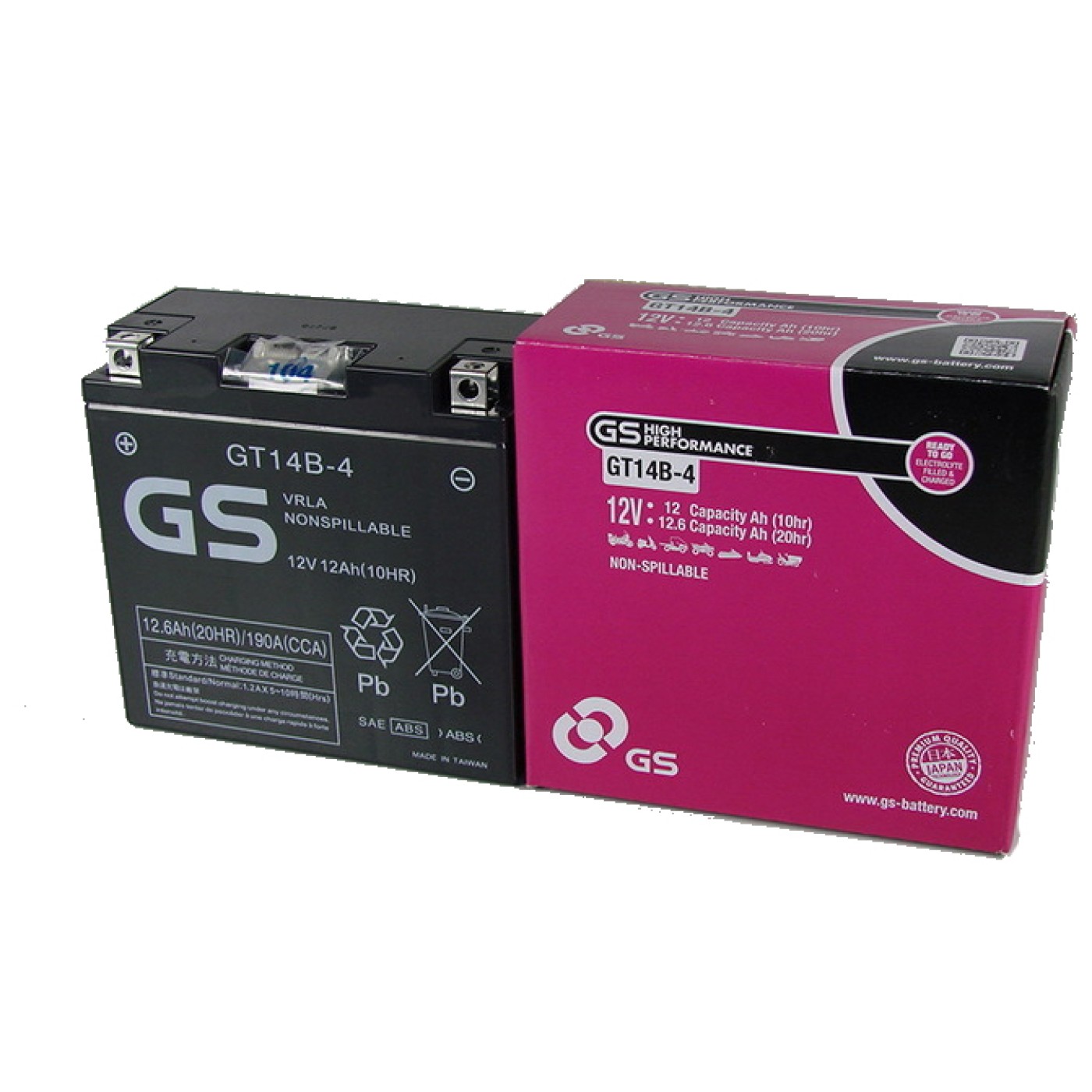 ΜΠΑΤΑΡΙΕΣ GS YT14B-4 GEL (5) (Χ/Ε) - (ΤΑΙ)
