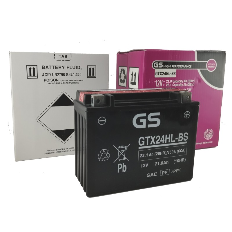 ΜΠΑΤΑΡΙΕΣ GS YTX24HL-BS ( ) (Χ/Ε) - (ΤΑΙ)