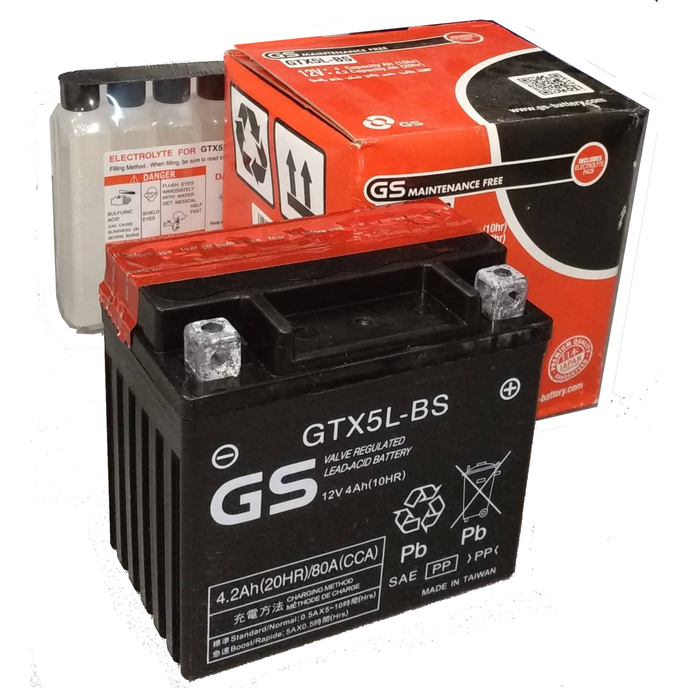 ΜΠΑΤΑΡΙΕΣ GS YTX5L-BS (6) (Χ/Ε) - (ΤΑΙ)