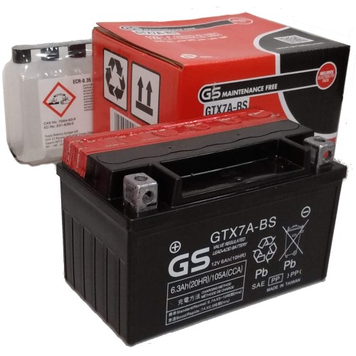 ΜΠΑΤΑΡΙΕΣ GS YTX7A-BS (4) (Χ/Ε) - (ΤΑΙ)