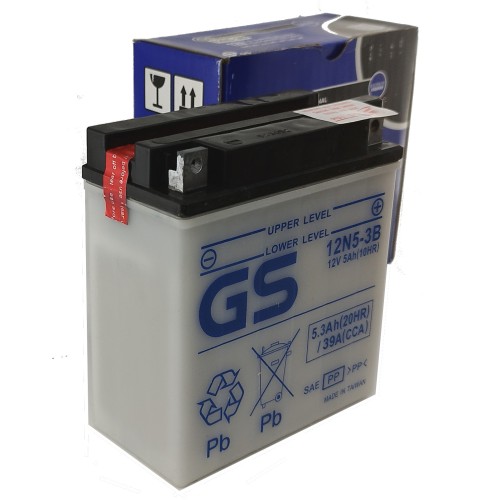 ΜΠΑΤΑΡΙΕΣ GS 12N5-3B ΧΩΡΙΣ ΥΓΡΑ (10) (X/E) - (ΤΑΙ)