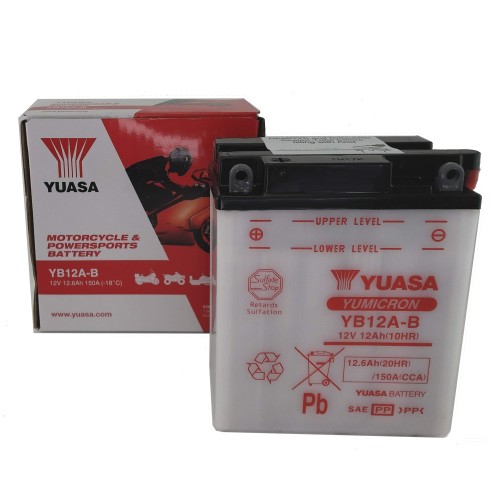 ΜΠΑΤΑΡΙΕΣ YUASA YB12A-B ΧΩΡΙΣ ΥΓΡΑ (5) (Χ/Ε) - (ΤΑΙ)