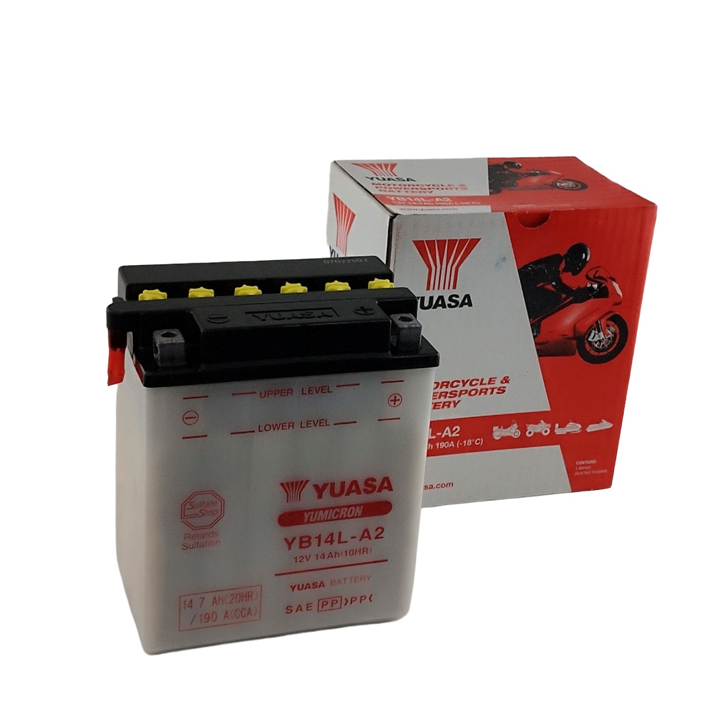 ΜΠΑΤΑΡΙΕΣ YUASA YB14L-A2 ( ) (Χ/Ε) - (ΤΑΙ)