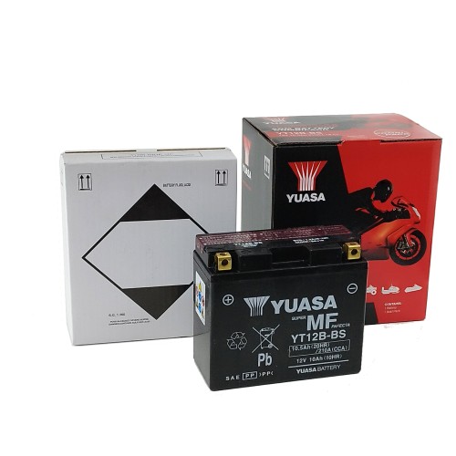 ΜΠΑΤΑΡΙΕΣ YUASA YT12B-BS (YT12B-4) (4) (Χ/Ε) - (ΤΑΙ)