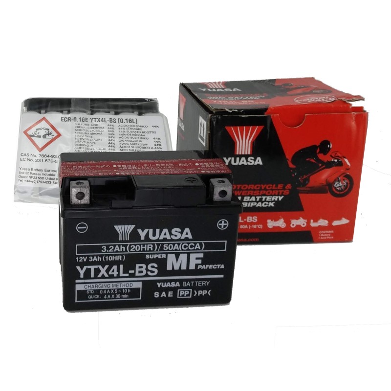 ΜΠΑΤΑΡΙΕΣ YUASA YTX4L-BS (5) (Χ/Ε) - (ΤΑΙ)