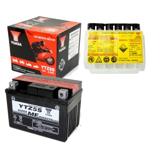 ΜΠΑΤΑΡΙΕΣ YUASA YTZ5S ΜΕ ΥΓΡΑ (6) (Χ/Ε) - (ΙΝΔ)