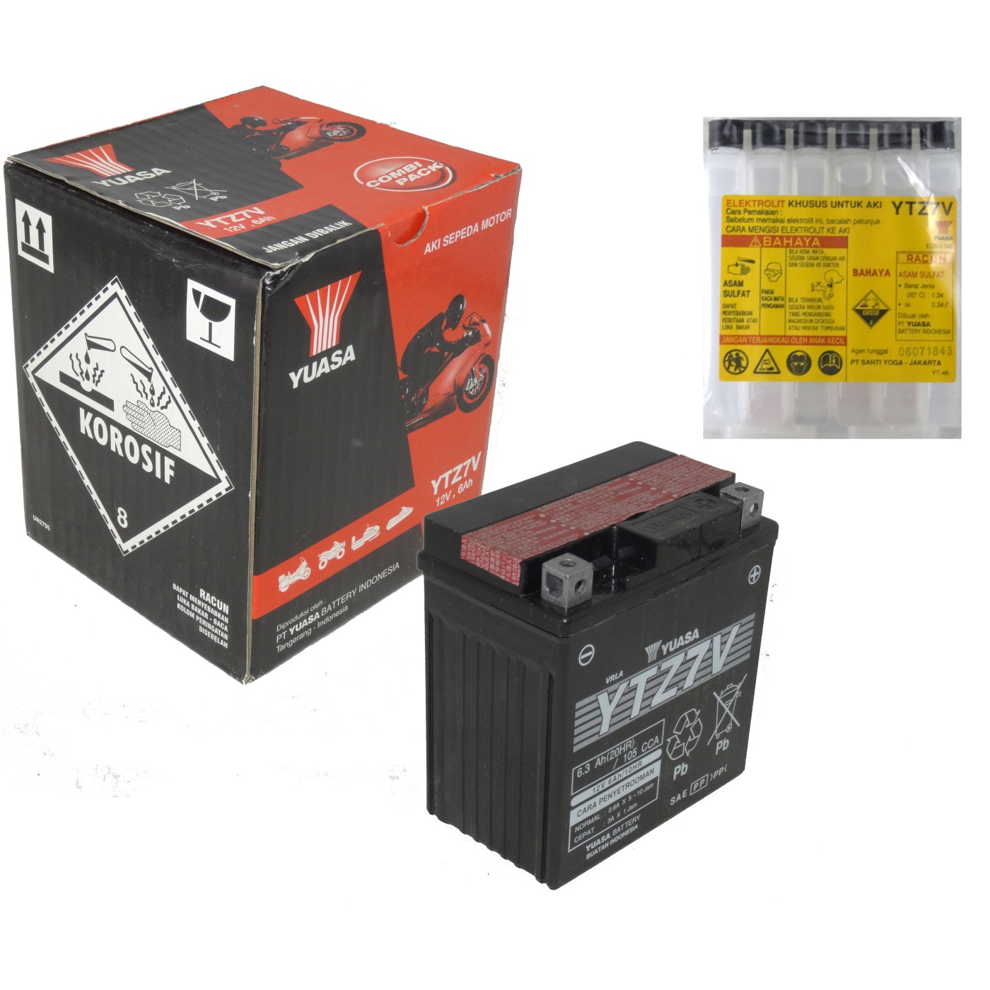ΜΠΑΤΑΡΙΕΣ YUASA YTZ7V ΜΕ ΥΓΡΑ (START-STOP) YMH NMAX (6) (Χ/Ε) - (ΤΑΙ)