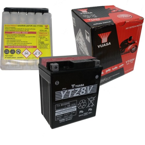 ΜΠΑΤΑΡΙΕΣ YUASA YTZ8V ΜΕ ΥΓΡΑ (START-STOP) (Χ/Ε) - (ΤΑΙ)