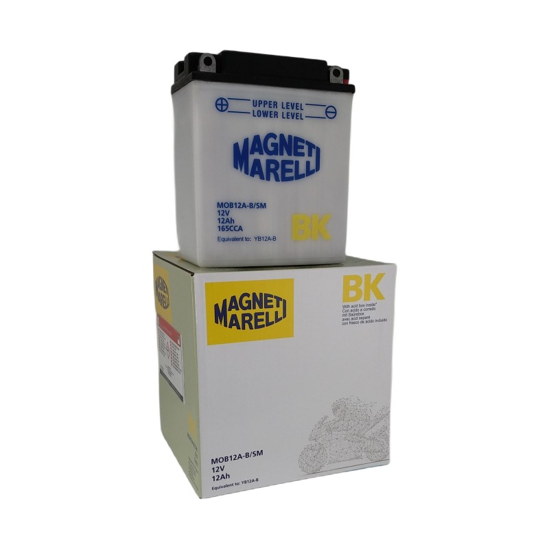 ΜΠΑΤΑΡΙΕΣ M.MARELLI YB12A-B (MOB12AB)(4) (Χ/Ε) - (ΙΤΑ)