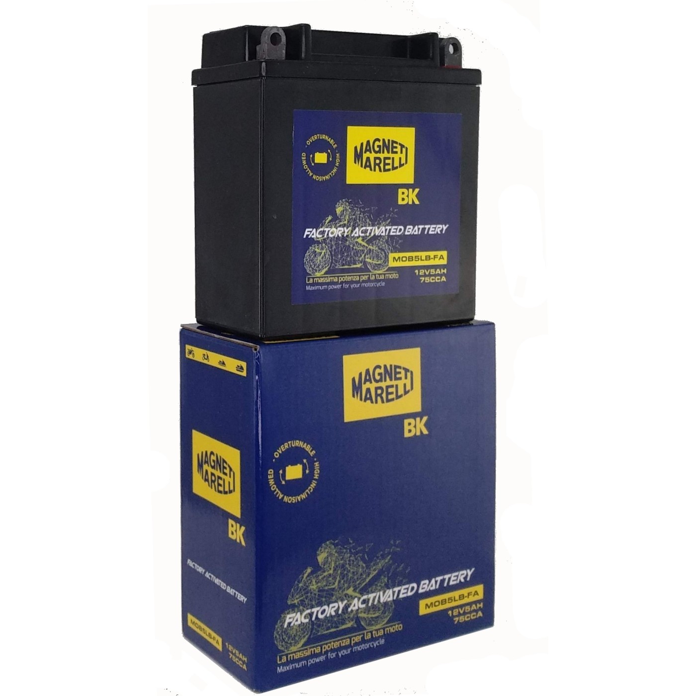 ΜΠΑΤΑΡΙΕΣ M.MARELLI YB5L-B-FA GEL (MOB5LBFA)(10) (Χ/Ε) - (ΙΤΑ)