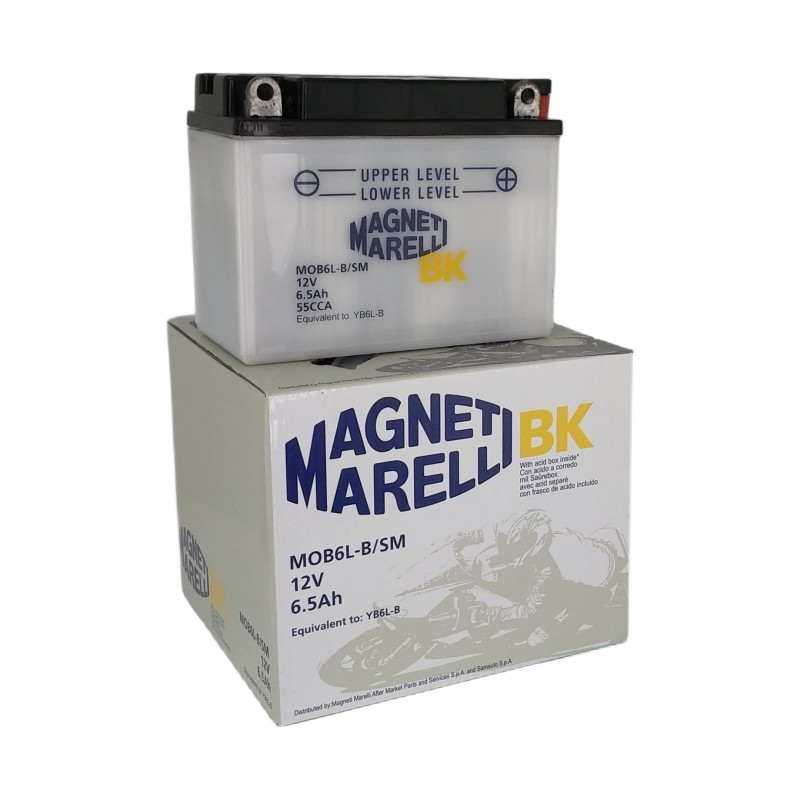 ΜΠΑΤΑΡΙΕΣ M.MARELLI YB6L-B (MOB6LB) (6) (Χ/Ε) - (ΙΤΑ)