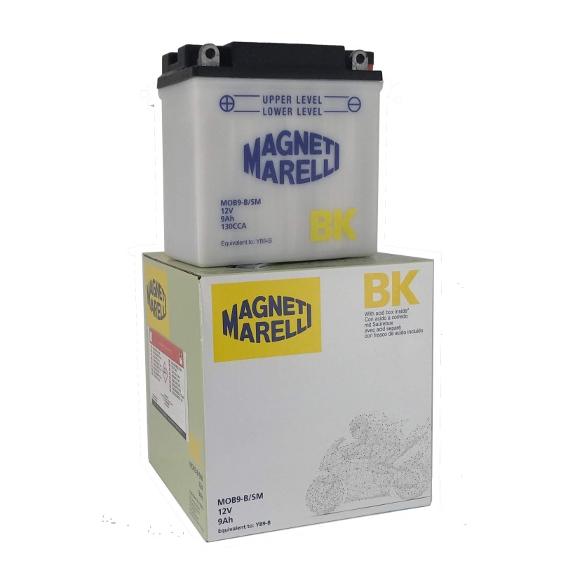 ΜΠΑΤΑΡΙΕΣ M.MARELLI YB9-B (MOB9B)(4) (Χ/Ε) - (ΙΤΑ)