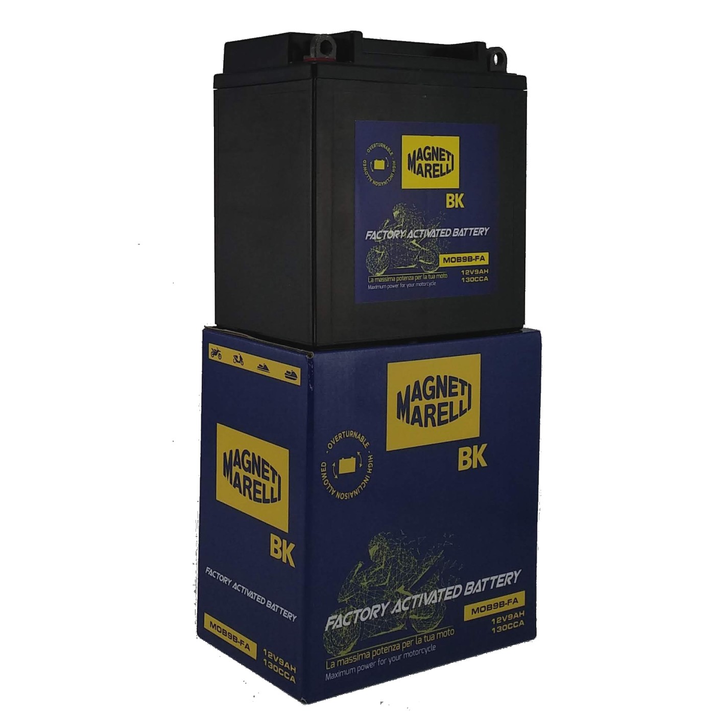 ΜΠΑΤΑΡΙΕΣ M.MARELLI YB9-B-FA GEL (MOB9BFA) (6) (Χ/Ε) - (ΙΤΑ)