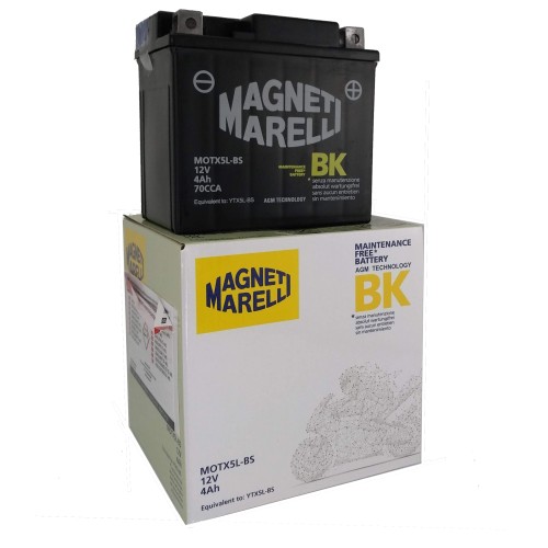 ΜΠΑΤΑΡΙΕΣ M.MARELLI YTX5L-BS (MOTX5LBS) (6) (Χ/Ε) - (ΙΤΑ)