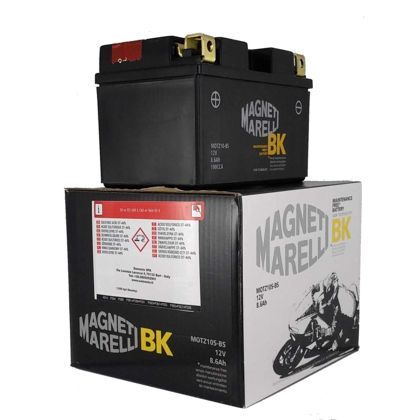 ΜΠΑΤΑΡΙΕΣ M.MARELLI YTZ10S-BS (MOTZ10SBS) (4) (Χ/Ε) - (ΙΤΑ)