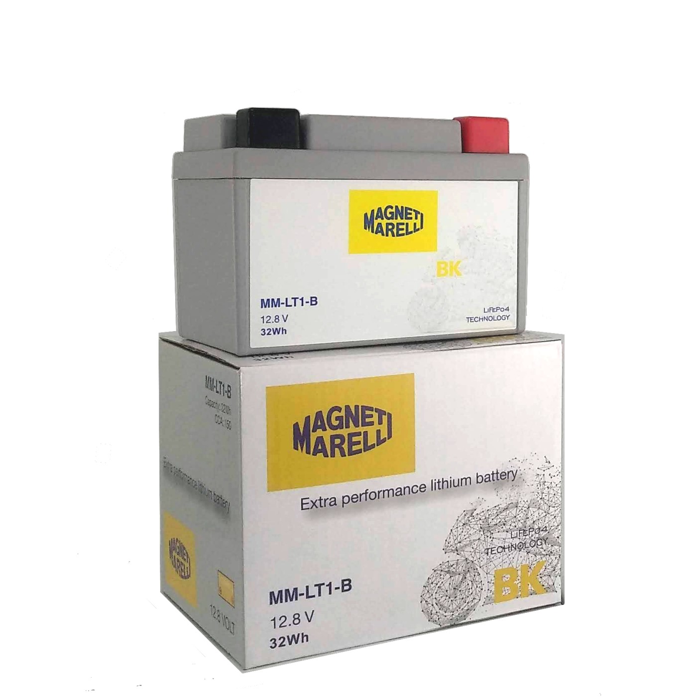 ΜΠΑΤΑΡΙΕΣ M.MARELLI ΛΙΘΙΟΥ MMLT1B (12) (Χ/Ε) - (ΙΤΑ)