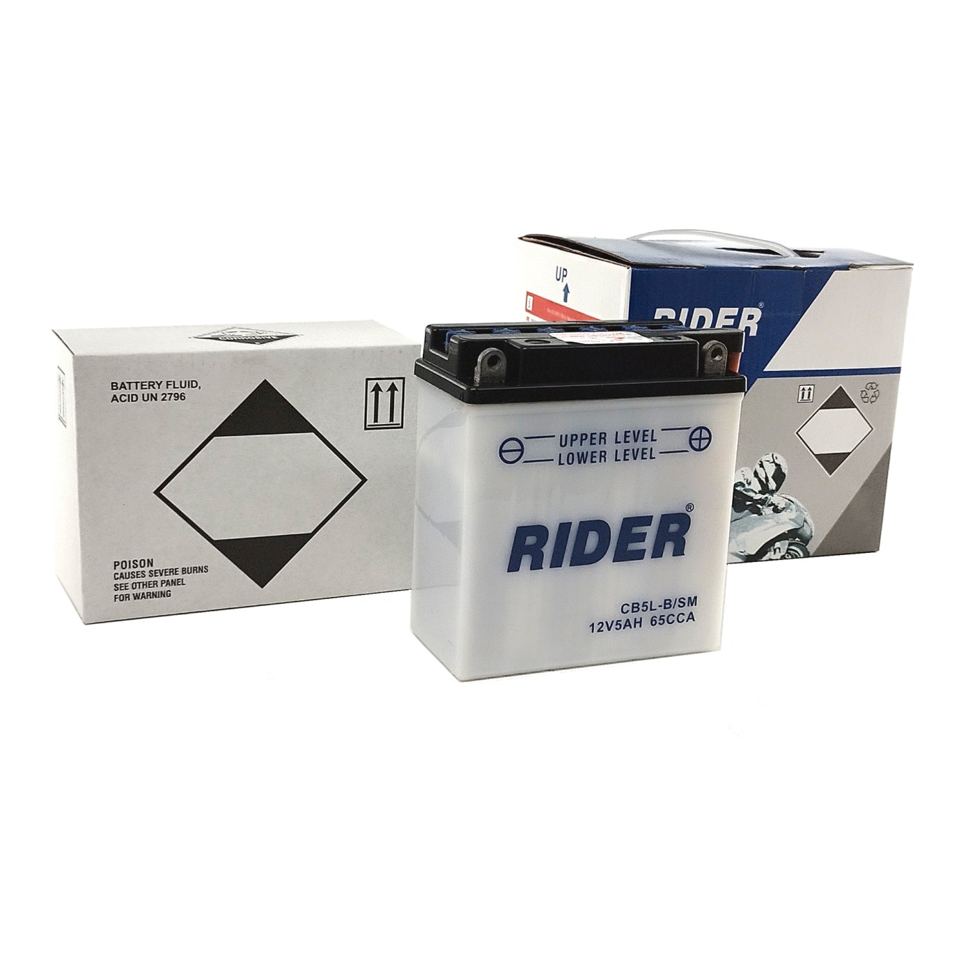 ΜΠΑΤΑΡΙΕΣ RIDER YB5L-B (RMCB5LBSM) (6) (Χ/Ε) - (ΙΤΑ)