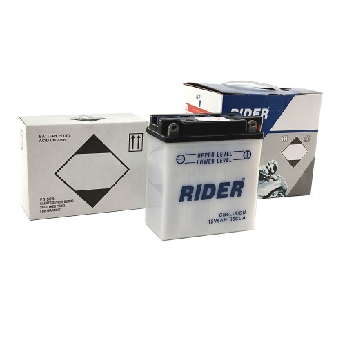 ΜΠΑΤΑΡΙΕΣ RIDER YB5L-B (RMCB5LBSM) (6) (Χ/Ε) - (ΙΤΑ)