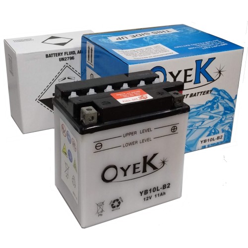 ΜΠΑΤΑΡΙΕΣ YB10L-B2 (12N10-3B) OyeK (4) - (ΤΑΙ)