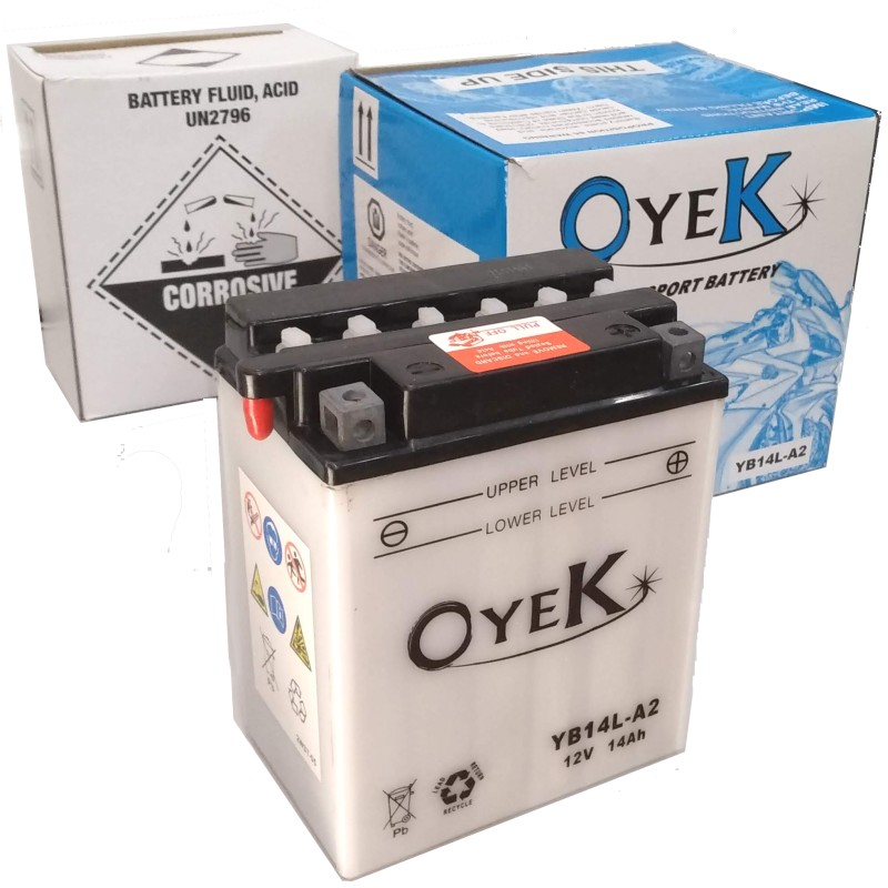ΜΠΑΤΑΡΙΕΣ YB14L-A2 (YTX14AHL-BS) Oyek (4) - (ΤΑΙ)