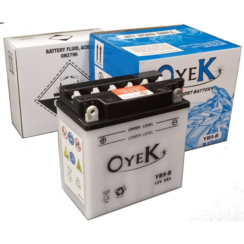 ΜΠΑΤΑΡΙΕΣ YB9-B (12N9-4B-1)(ΗΤ9Α-4) OyeK (6) - (ΤΑΙ)